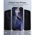 thumbnail image 3 of Protector de Pantalla de Privacidad ESR para iPhone 17 Pro, Paquete de 3, 3 of 8