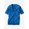 thumbnail image 6 of Woman Within Plus Size Perfect Elbow-Length Sleeve Cardigan, 6 of 6