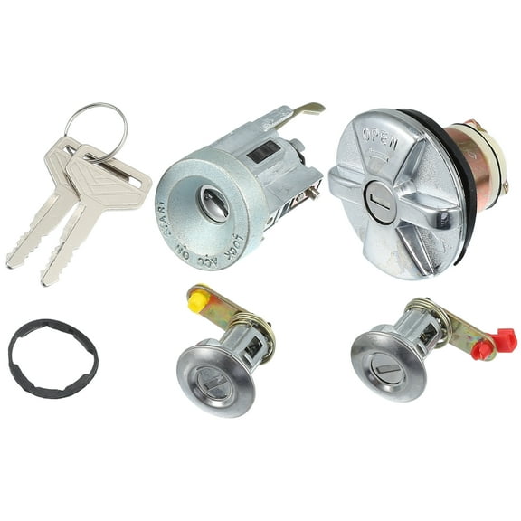 1 Set Car Ignition Switch Cylinder Set Door Lock with Keys for Toyota Pickup 1989-1995 No.6900535130
