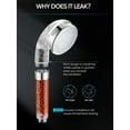 thumbnail image 2 of Filtered LED Shower Head with Handheld,Color Changing,High Pressure Shower Head with Filter,Water Saving Spray Handheld Showerheads with Hose and Base for Dry Skin & Hair, 2 of 9