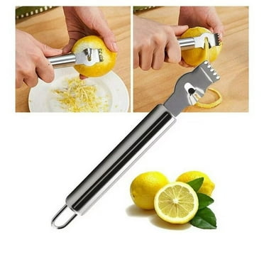 Stainless Steel Lemon Lime Orange Peeler Fruit Zester Citrus Scraper