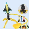 thumbnail image 4 of Lanzadores de cohetes de juguete para niños, juguetes al aire libre para niños, juguetes de cohetes de aire al aire libre con 3 cohetes de salto de Sunnimix lanzacohetes para niños, 4 of 8