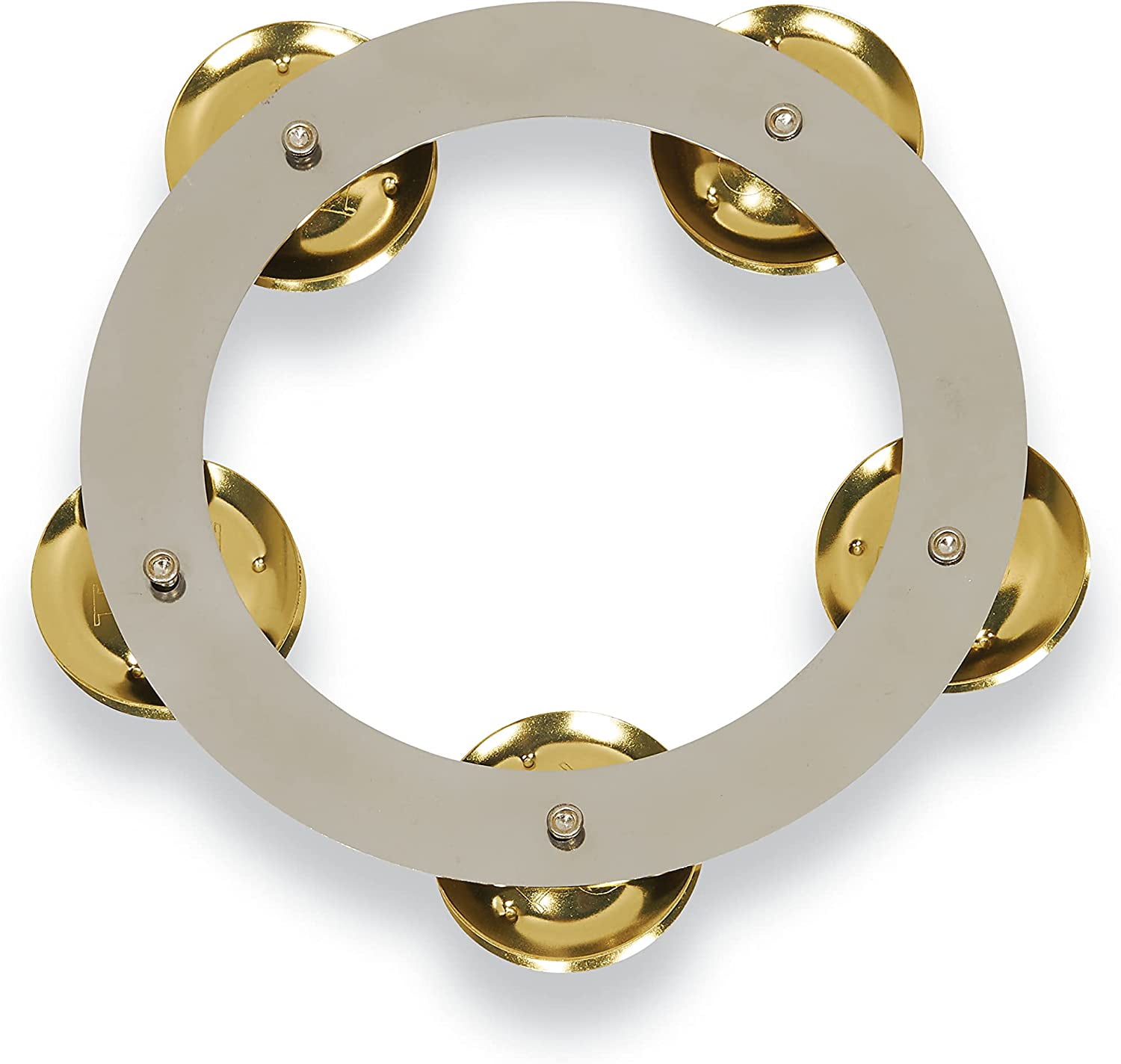 LP Tambo-Ring - Stainless Steel With Brass Jingles 6 in.