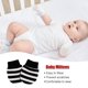 thumbnail image 2 of Guardurnaity Manoplas para bebés Sensación cómoda Guantes para recién nacidos Estilo clásico Diseño considerado Accesorios para bebés guantes y mitones raya blanca negra, 2 of 6
