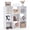 White, variant on CONCETTA 8 Cube Storage Organizer, Open Corner Bookshelf with Removable Back Panels for Living Room Bedroom Office, White