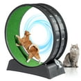thumbnail image 2 of Zimtown 41in Cat Exercise Wheel, Extra-Large Carpeted Running Wheel for Indoor Cats Fitness, 2 of 9