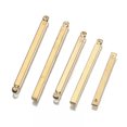 thumbnail image 6 of GKNET Brass Rectangle Rod Connecting Pendant Bar Charms Diy Earrings Sticks Connectors-2x30mm 2 holes, 6 of 7