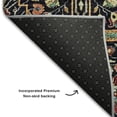 thumbnail image 7 of Dalyn Rugs Premium Machine Washable Mayfield AMF1132 Black 10' x 14' Rug, 7 of 7