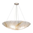 thumbnail image 6 of Meyda 151639 30 in. Metro Fusion Ramoscelli Inverted Pendant, White Irid, Clear & Black White, 6 of 7