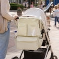 thumbnail image 5 of Waterproof Stroller Organizer Caddy Multi-Pockets, Large Capacity Storage Bag with Adjustable Hook Loop Straps, Oxford Fabric Shopping Camping Cart, Daily Outdoor Essential, 5 of 6