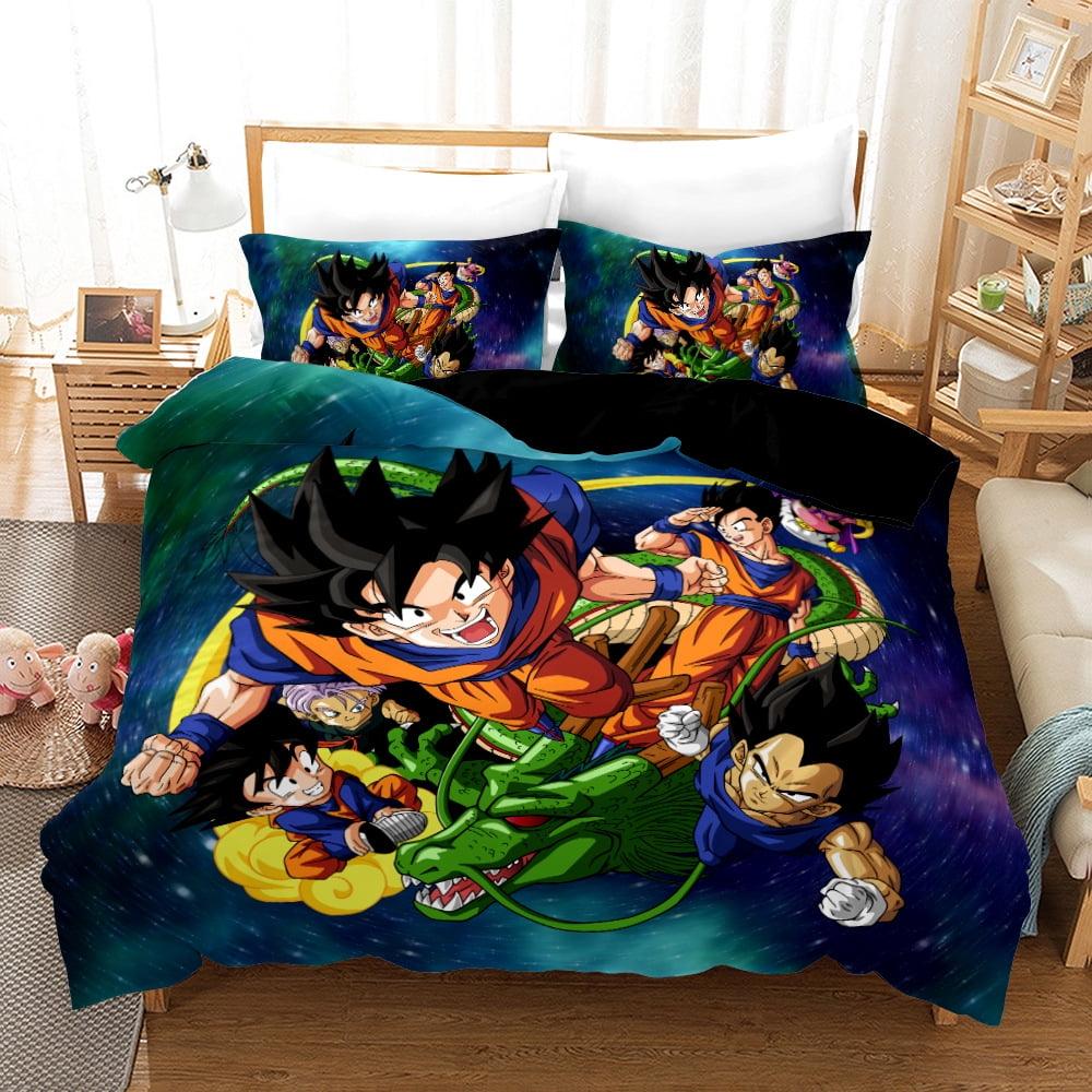 New Dragon Ball Z Bedding Bed Set Twin Full Queen King Size Goku Saiyan