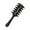 Black, variant on Curly Styling Comb with Extended Bouncing Teeth for Gentle Detangling and Scalp Massage Ideal for Daily Hair Care and Smooth Styling Results