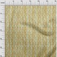 thumbnail image 2 of oneOone Viscose Jersey Pale Yellow Fabric Stripe Geometric Sewing Material Print Fabric By The Yard 60 Inch Wide, 2 of 5