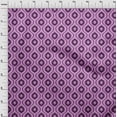 thumbnail image 4 of oneOone Georgette Viscose Purple Fabric Ogee Sewing Craft Projects Fabric Prints By Yard 42 Inch Wide, 4 of 4