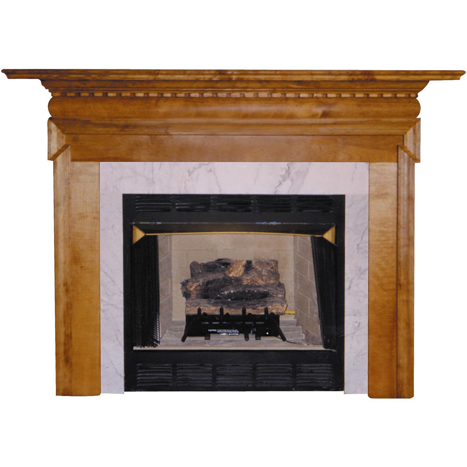 Agee Woodworks Victorian Wood Fireplace Mantel Surround Com