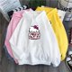 thumbnail image 1 of Sanrio-suéter con capucha para mujer, chaqueta holgada de manga larga con estampado de Anime, Hello Kitty, My Melody Kuromi, regalo de cumpleaños Kawaii, 1 of 4