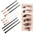 thumbnail image 2 of Aellinatey Professional Small 3Pcs Makeup Brush Travel Set for Lashes Face Eyeshadow, 2 of 21