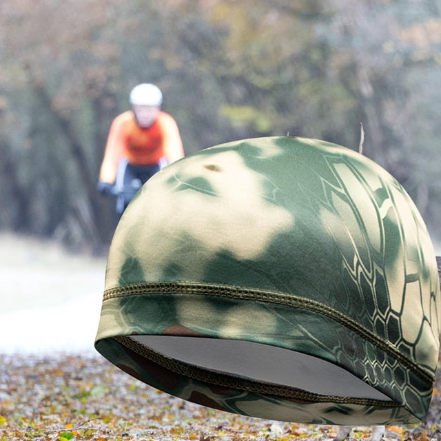 Gorras de ciclismo DYNWAVEMX Gorros de Invierno Unisex Camuflaje verde