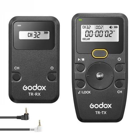 Image of Godox Remote control kit Timer 32 Channels 32 Channels 100M Series 6 Timer Wireless Timer Remote 100M Distance Remote Shutter ) Camera Wireless Remote Shutter Receiver) 6 Remote Kit 6 Compatible
