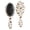 Halloween Pumpkin Candy White Pattern, variant on Halloween Pumpkin Ghost Pattern Brush, Detangling Hair Brush, Scalp Massage Hair Comb, Smooth Handle Gifts for for Men Women Kids