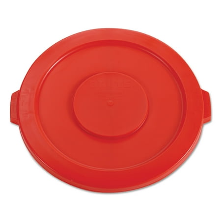 Gallon Brute Round Container Lid - Rubbermaid Commercial Round Flat Top Lid, for 32-Gallon Round Brute Containers, 22 1/4