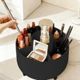 thumbnail image 4 of Lunxisen 3 Pcs Desktop Rotating Makeup Brush Organizer, Cosmetic Storage with Spinning Base, Vanity Desk Dresser Organizer for Brushes Lipstick, Beauty Counter Display Case, 4 of 8