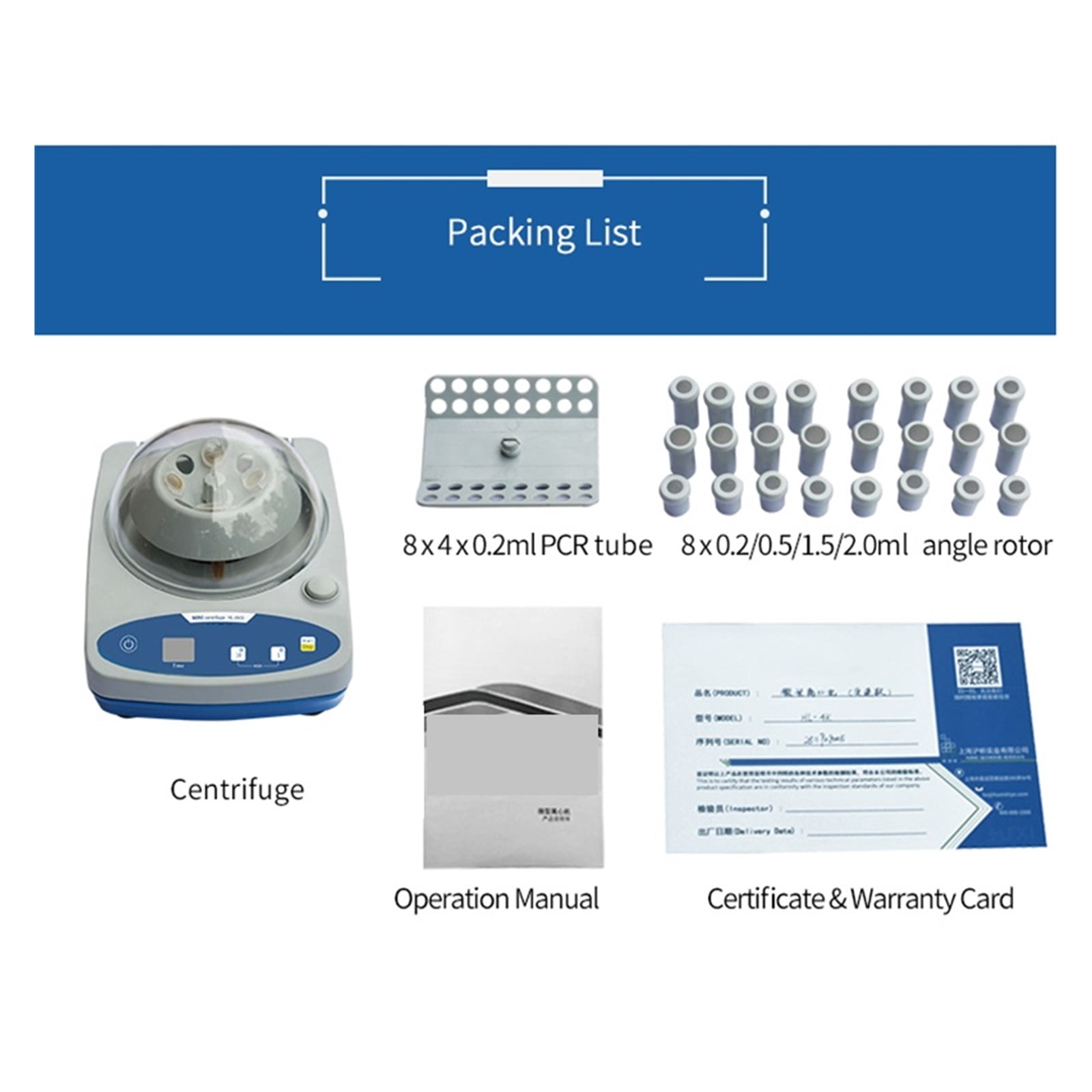 4000rpm Low SpeedLaboratory Medicial Beauty PCR Plate Micro Mini Centrifuge Machine 0.2ml 0.5ml 1.5ml 2.0ml Angle Rotor HL-4K
--------
,Strong Power