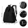 thumbnail image 4 of AUXDIQ Sports Drawstring Backpack for Men & Women 20L Travel Daypack Casaul Gym Bag Blue, 4 of 6