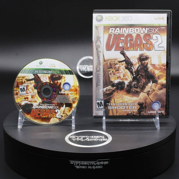 Restored Tom Clancy's Rainbow Six Vegas 2 [Platinum Hits] Microsoft Xbox 360 2008 (Refurbished)