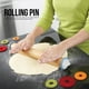 thumbnail image 4 of Rolling Pin, Beech Adjustable Dough Rollers, Smooth For Home Pizza, Pie Crusts Kitchen, 4 of 8