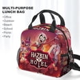 thumbnail image 5 of Hazbin Hotel Lunch Bag, Insulated Lunch Box Large Capacity Reusable Insulated Cooler Lunch Totes Bag for Work Office School Camping Travel Picnic, 5 of 7
