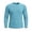 24# Light Blue, variant on Thermal Top Men Crewneck Casual Sweater Textured Knit Pullover Sweater Soft Breathable Warm Fall Winter Tops Long Sleeve Loose Fit Textured Shirts