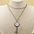 thumbnail image 3 of Miangastore Collier Montre Vintage Rétro Bronze Quartz avec Porte-Clés Couleur Café, 3 of 8