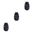 thumbnail image 4 of Greeniant Arnés de invierno para mascotas, chaqueta, abrigo, chaleco, ropa ligera, poliéster, lavable, gancho trasero, decoración de ropa, negro S Negro S 3piezas Greeniant CBP180006, 4 of 6