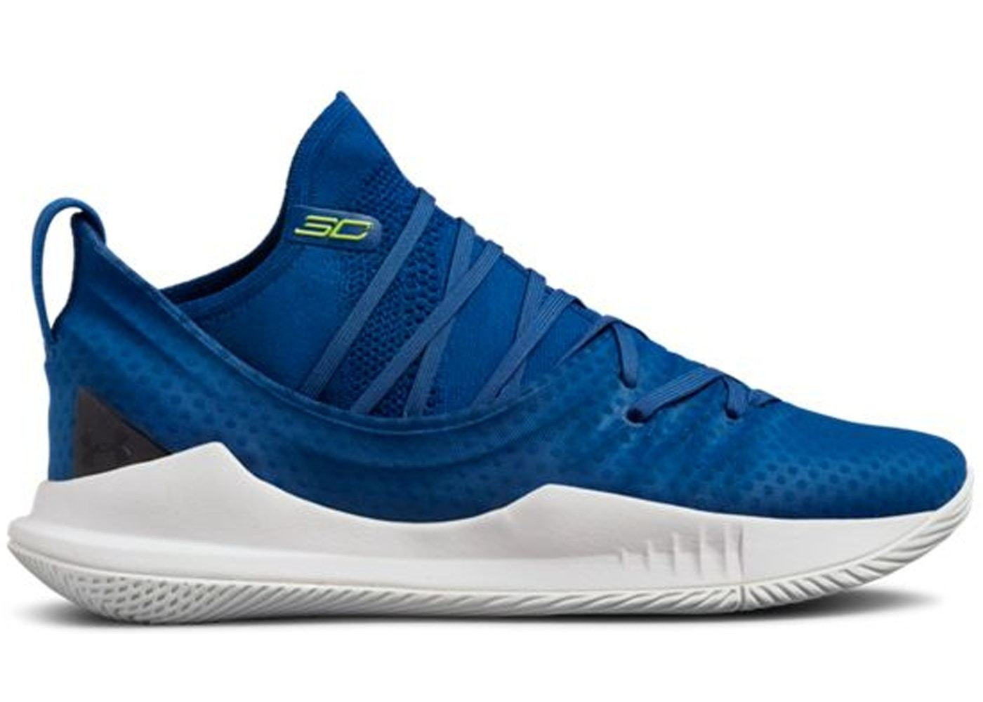 curry 5 blue and yellow