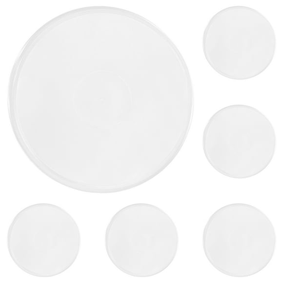 Cubierta de repuesto para báscula de Dial, cubierta de plástico transparente para básculas digitales, cubierta de repuesto para báscula de alimentos, 6 uds.