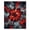 Red, Pattern 2, variant on ODIKA 4' x 6' Machine Washable Non-Slip Area Rug, abstract print High Traffic Rug, Red, 949369