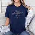 thumbnail image 2 of Iron Sharpens Iron Christian Men Bible Scripture Gym Workout T-Shirt, Men's And Women's Graphic Tee 100% Cotton by TBun, Full Sizes S-5XL, 2 of 5