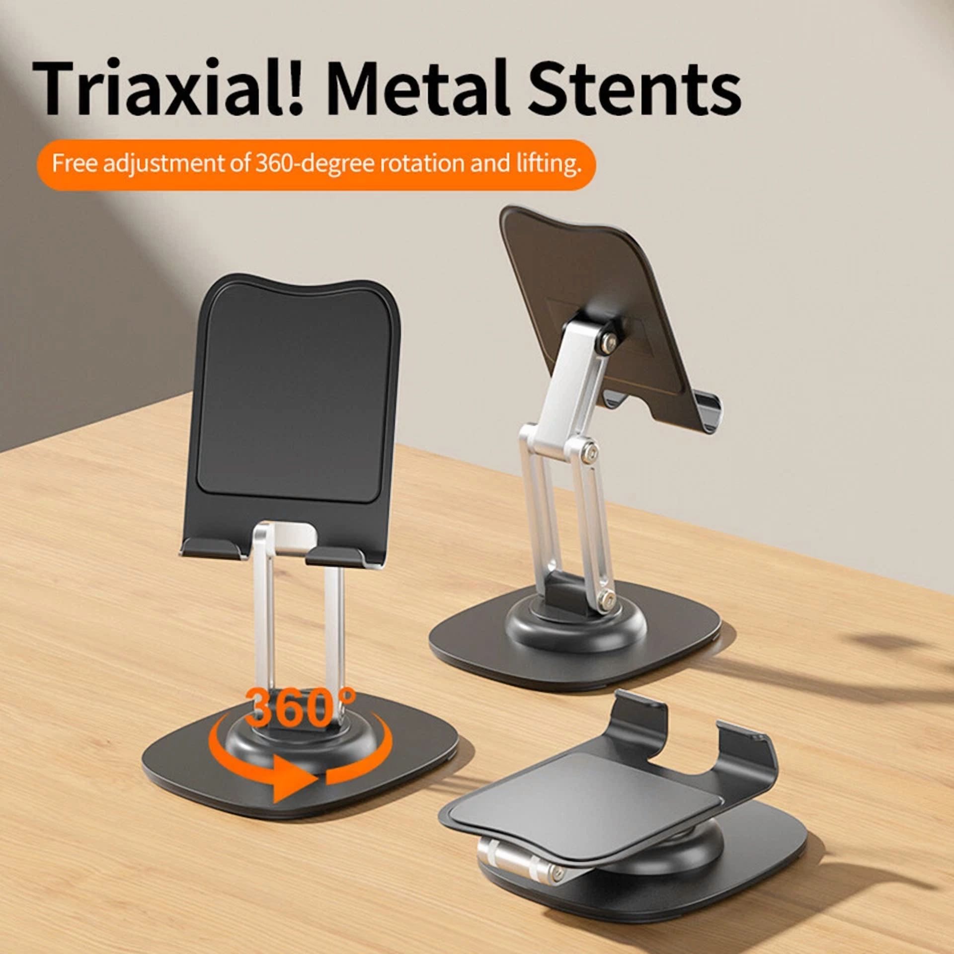 Foldable & Portable Aluminum Desktop Cell Phone Holder Desk Stand Metal Base Us