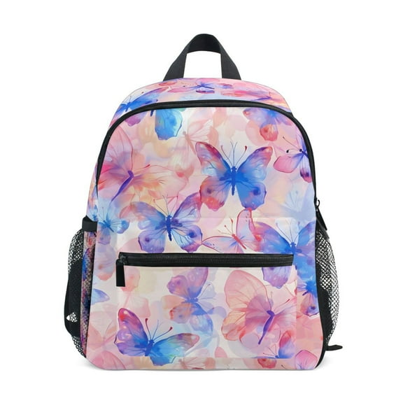 ALAZA Beautiful Butterfly Flying School Backpack Small Bookbag Mini Bags
