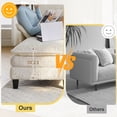 thumbnail image 5 of JONPONY 109.45" Modular Sectional Sofa,Boucle Couch Set,U-Shaped Sleeper Sofa for Living Room,Beige, 5 of 8