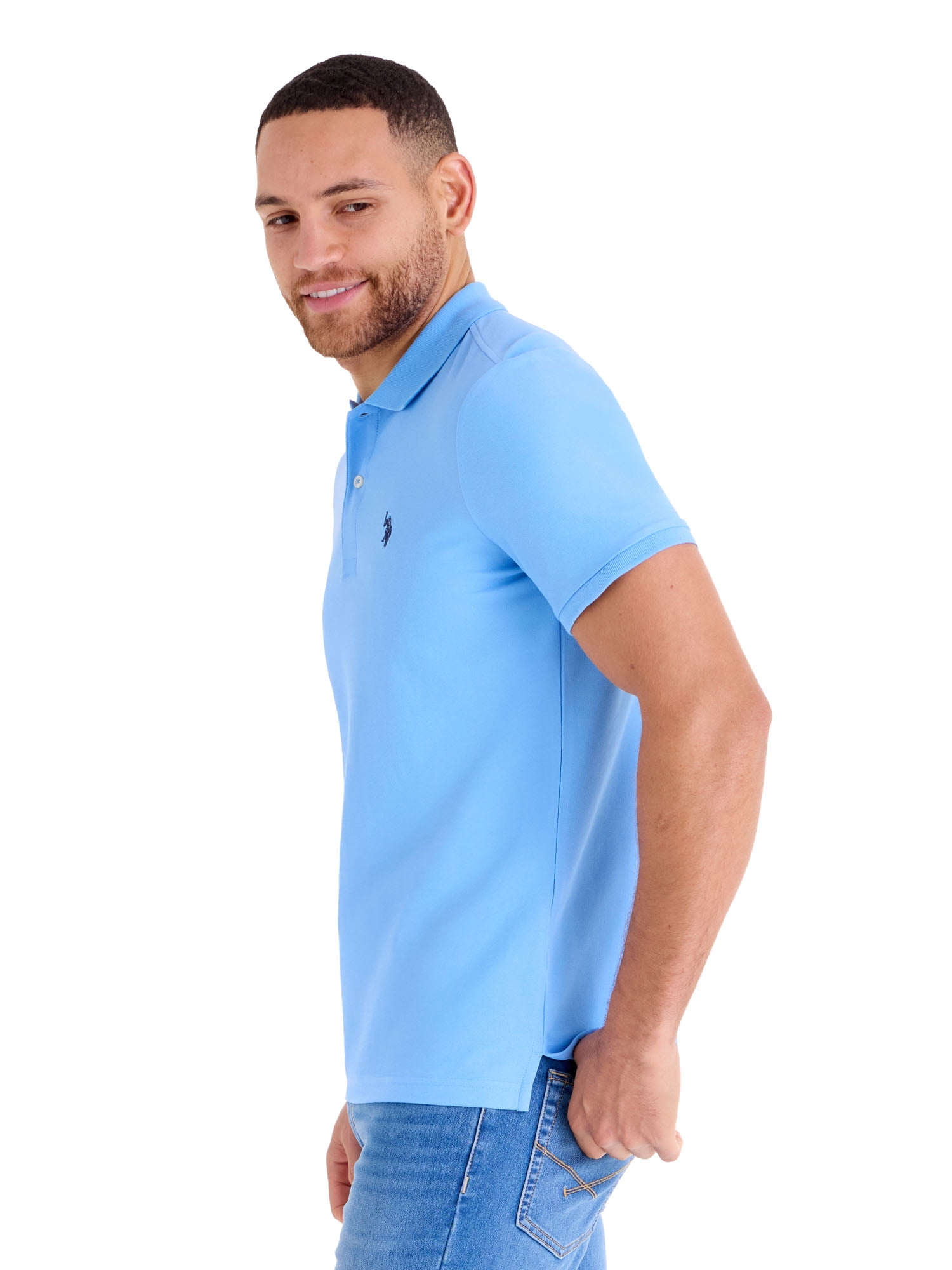 U.S. Polo Assn. Men's Performance Pique Polo Shirt