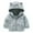 Gray, variant on Lindreshi Toddler Girl Coats and Jackets Clearance Kid Infant Baby Boys Girl Ear Hooded Pullover Tops Warm Clothes Coat
