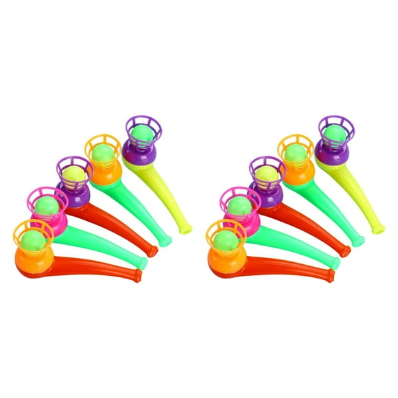 Bolas de tubo de soplado,Juguete retro con bolas de soplador flotante,Juguete de juego de bolas de soplado de tubo flotante colorido,Juguete de tubo flotante retro con forma de pelota que