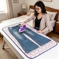 thumbnail image 1 of Rewenti Foldable Ironing Mat Heat Insulating Waterproof and High Temperature Counteractive Pad for Clothing Care, 1 of 6