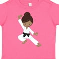 thumbnail image 4 of Inktastic African American Girl, Black Belt, Karate Girl Girls Toddler T-Shirt, 4 of 5