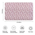 thumbnail image 3 of Pink Cartoon Unicorn Pattern Bathroom Rugs Mat,Non Slip Microfiber Bathroom Rug,Rubber Backing,Soft Bathroom Mats for Bathroom Floor,Tub and Shower,17x27in(43x68cm), 3 of 5
