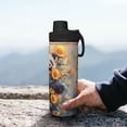 thumbnail image 7 of Pofeuu Elegant Cute Panda Sunflower Print 18oz Sports Insulated Kettle Stainless Steel Vacuum Water Bottle Leakproof Sport Flask, 7 of 7