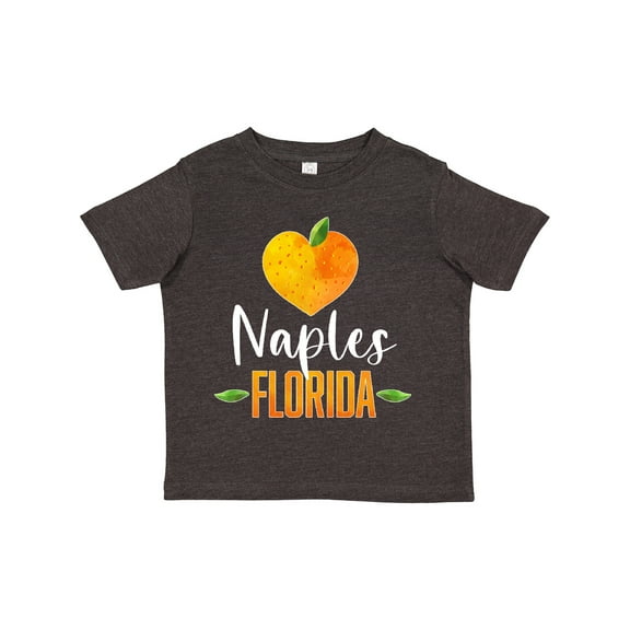 Inktastic Naples Florida Orange in Heart Boys or Girls Toddler T-Shirt
