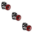 thumbnail image 1 of relayinert Headlight Bike Head Light Front Rear Lamps Warning Lamp Red 27.5x26mm 3Set, 1 of 6